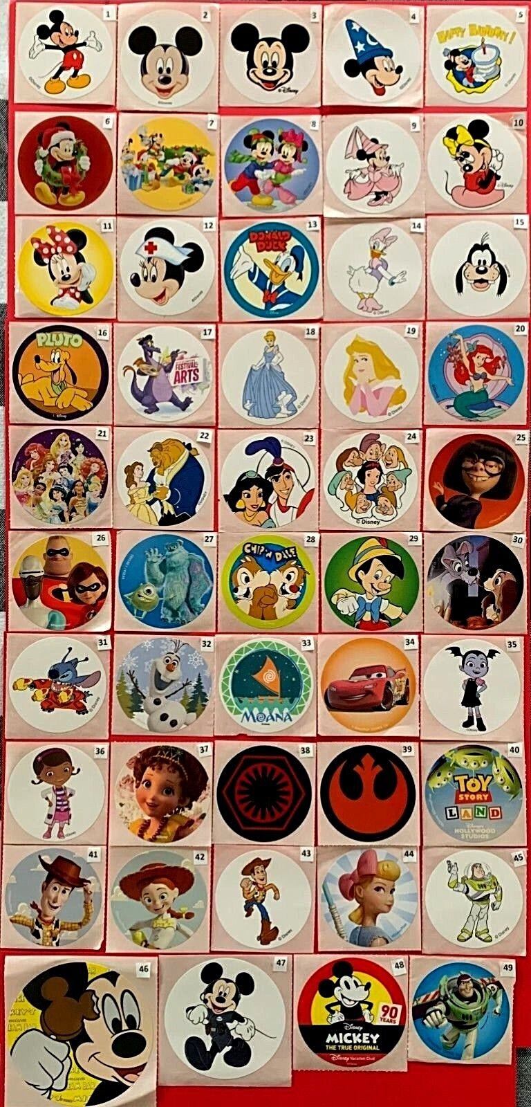 WALT DISNEY WORLD STICKERS New and Hard to Find Collect TODAY See Description WALT DISNEY WORLD STICKERS New and Hard to Find Collect TODAY See Description