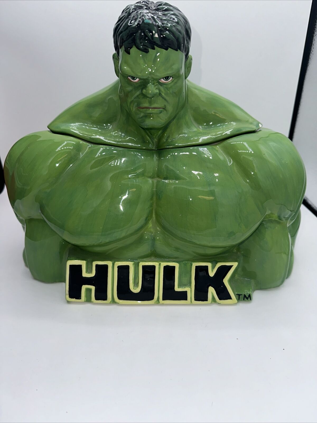 NECA 2003 MARVEL Incredible Hulk Ceramic Cookie Jar Rare