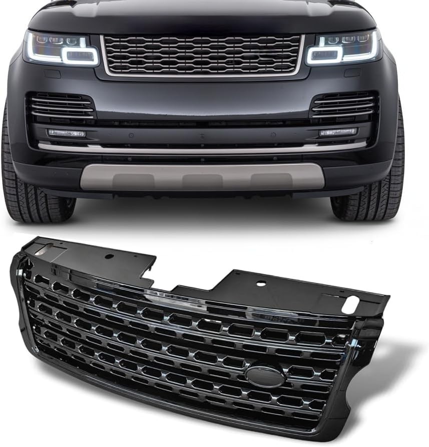 Front Bumper Grille Compatible with Land Rover Range Rover 2013 2014 2015 2016 2
