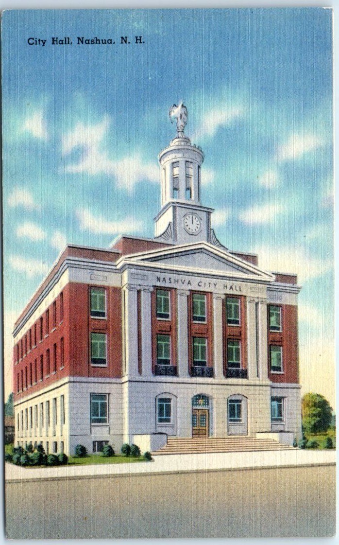 Postcard - City Hall - Nashua, New Hampshire
