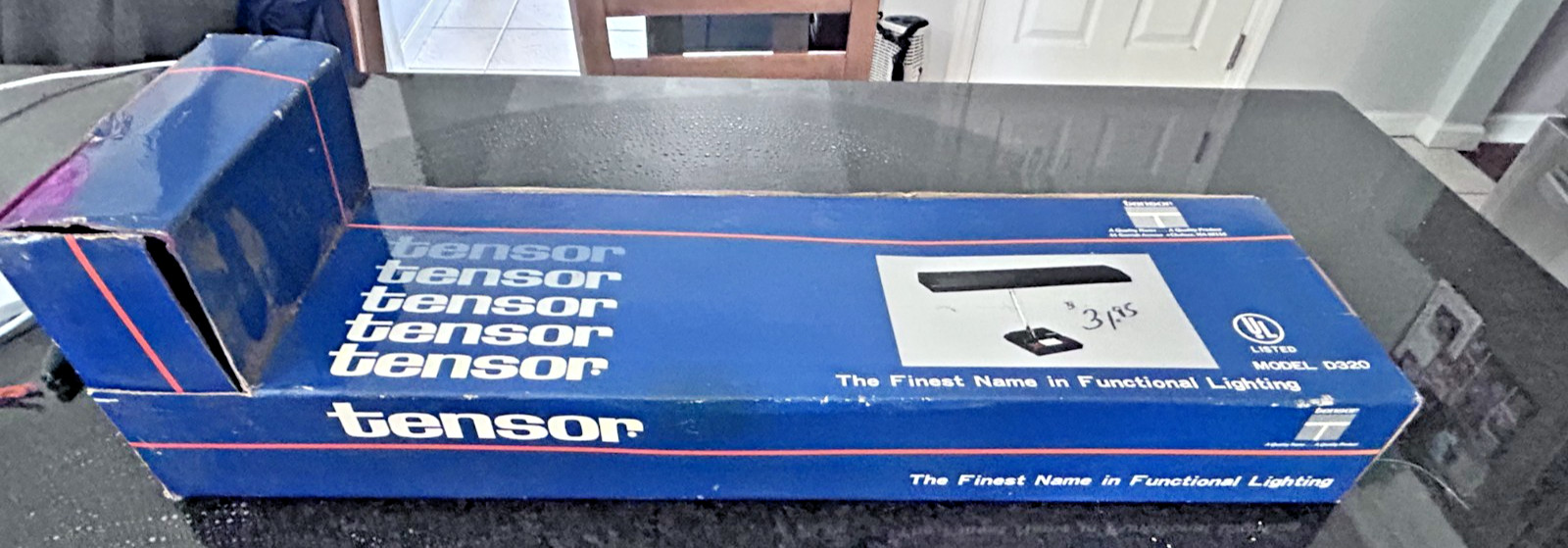 Vintage Tensor Desk Lamp NOS Model D320 New In Box Mid Century Lighting