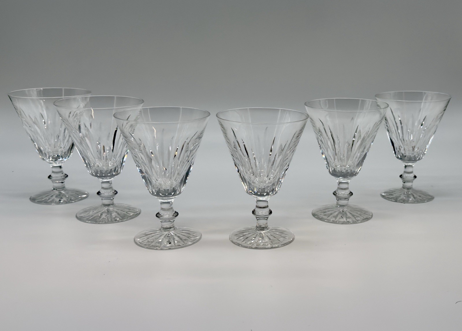 Marvelous Vintage 6 of Waterford Crystal Eileen Wine/Water Goblet 764259