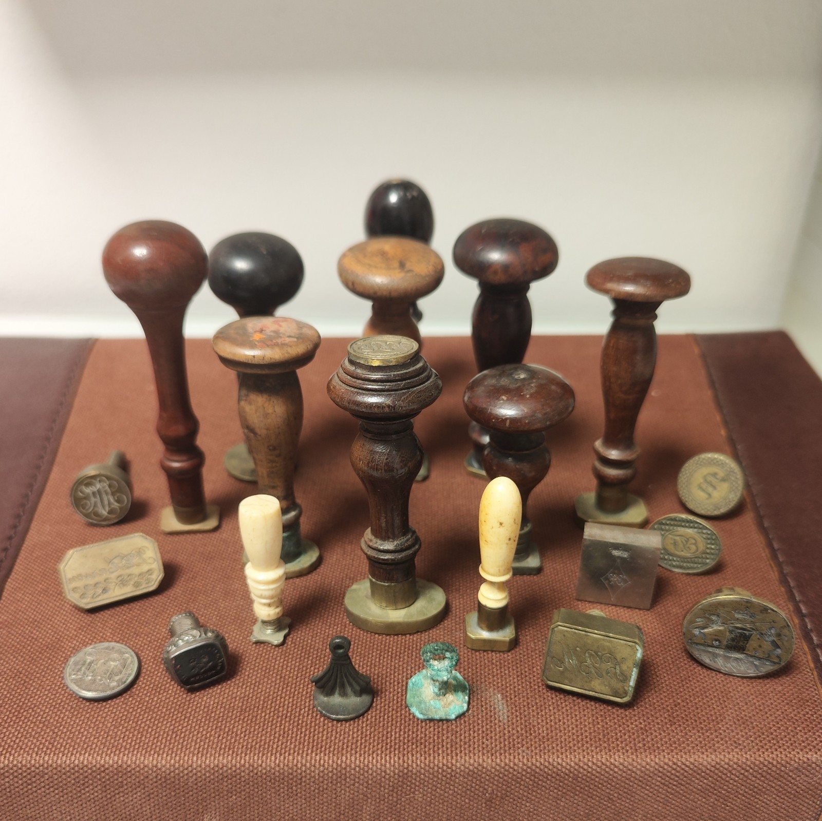 Antique and Vintage Wax Seal Stamp Collection