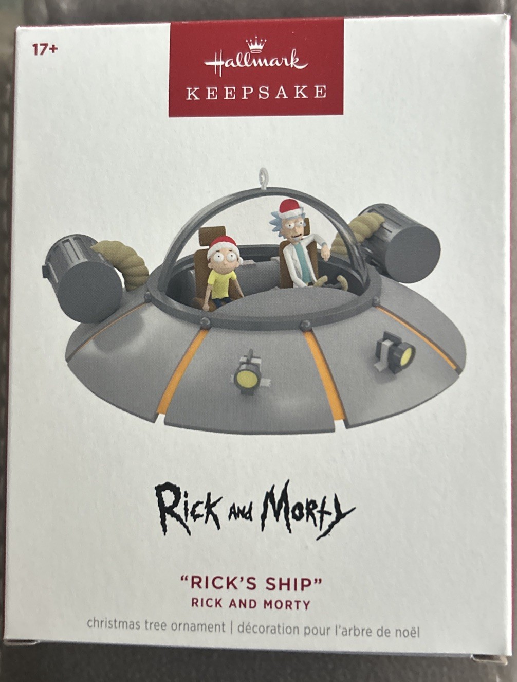 NEW 2025 Hallmark Keepsake Rick and Morty Rick\'s Ship Ornament