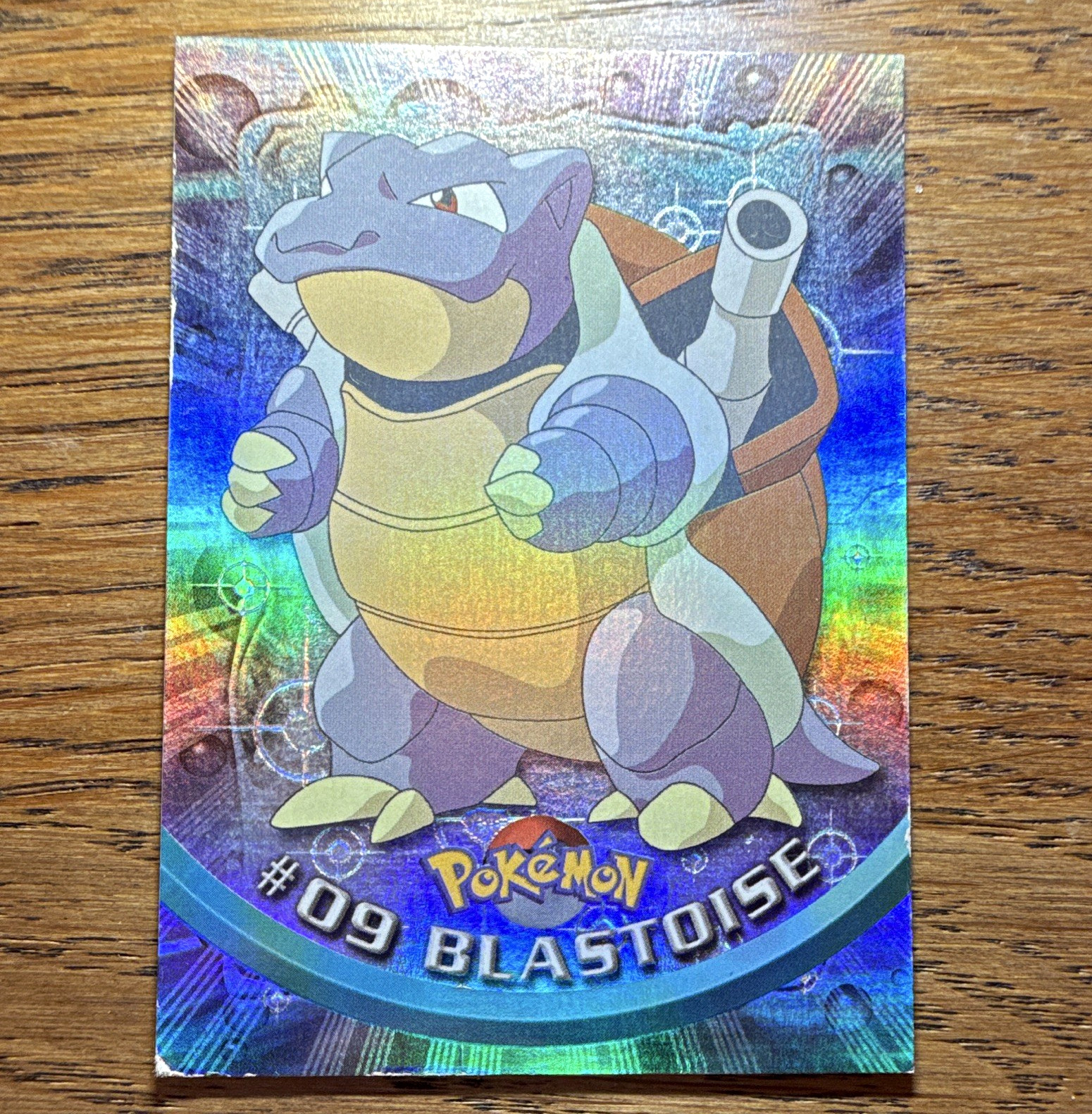 Topps Pokémon TV Animation Edition 1999 Blastoise #09 Trading Card Hologram