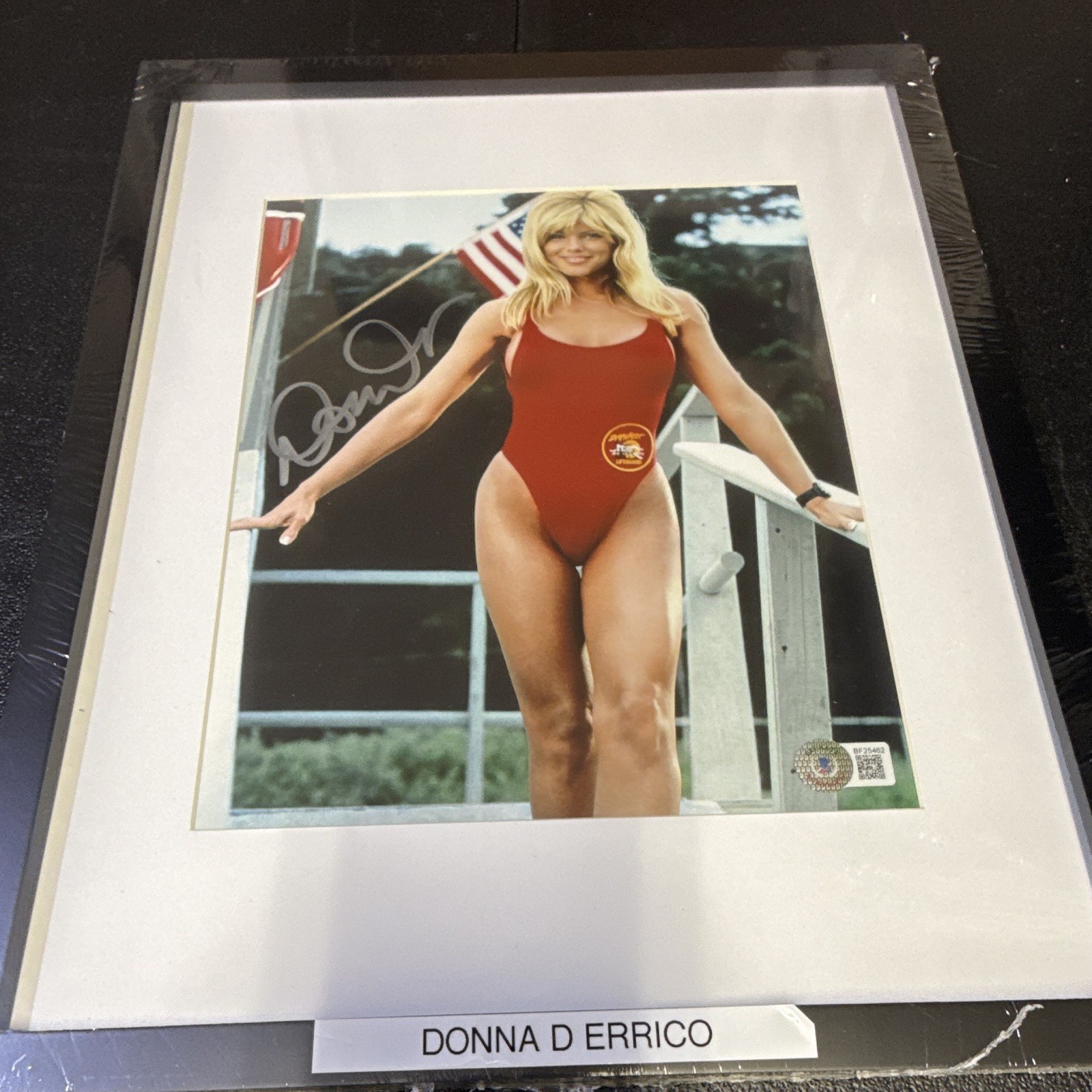 Donna D'Errico (Baywatch)Signed 8x10 Matted Photo Beckett Authenticated
