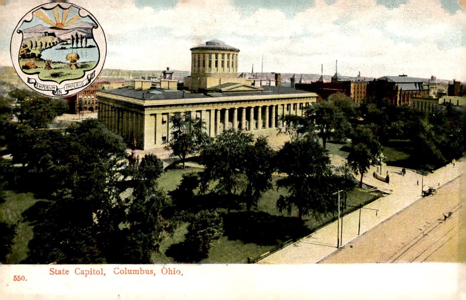 State Capitol, Columbus, Ohio - 1900 Postcard