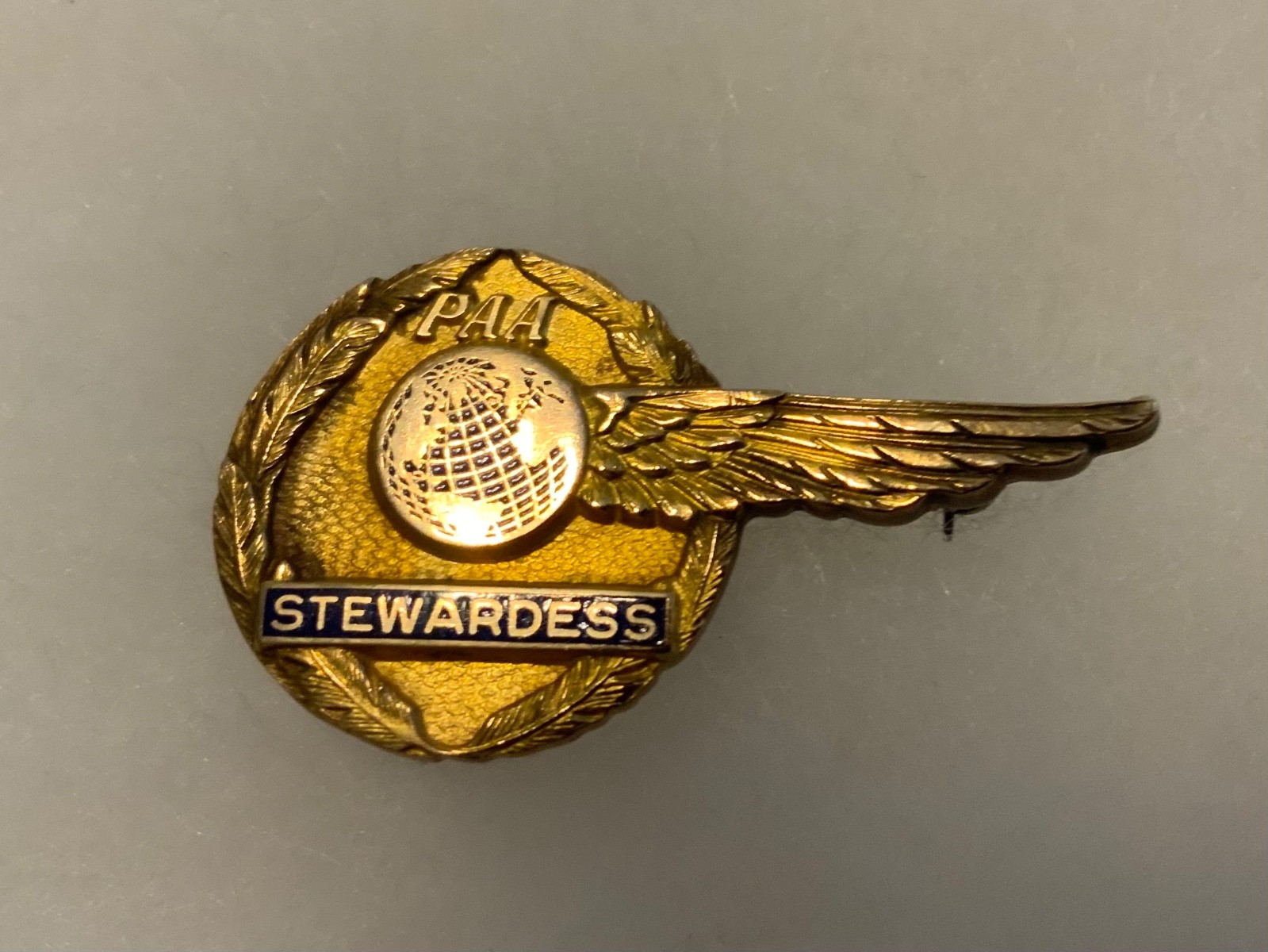 PAM AMERICAN AIR LINES 1950’s STEWARDESS  WING IN EXCELLENT CONDITION