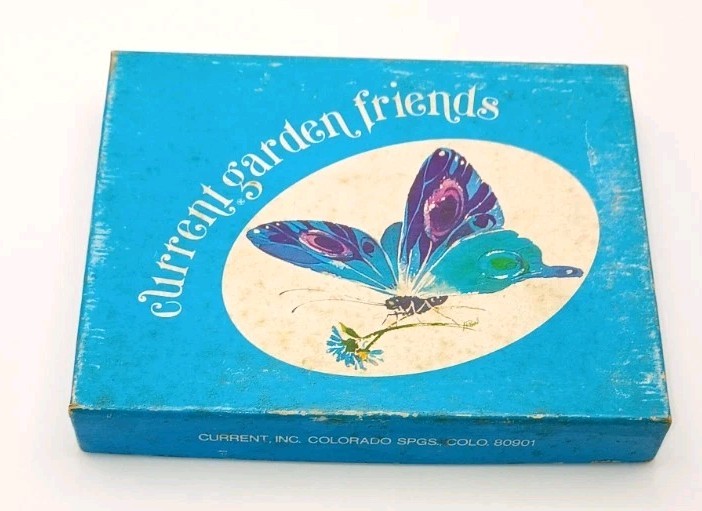 Vtg. 1970s Current Inc Garden Friends Partial Stationery Set Linda K Powell Read