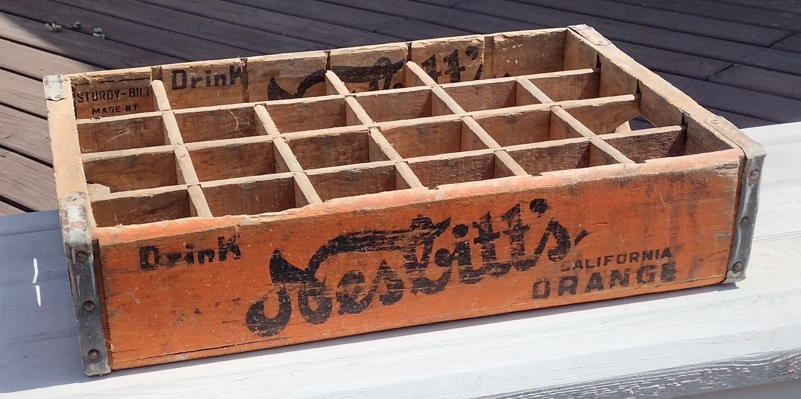 Nesbitt\'s Orange Drink soda crate 