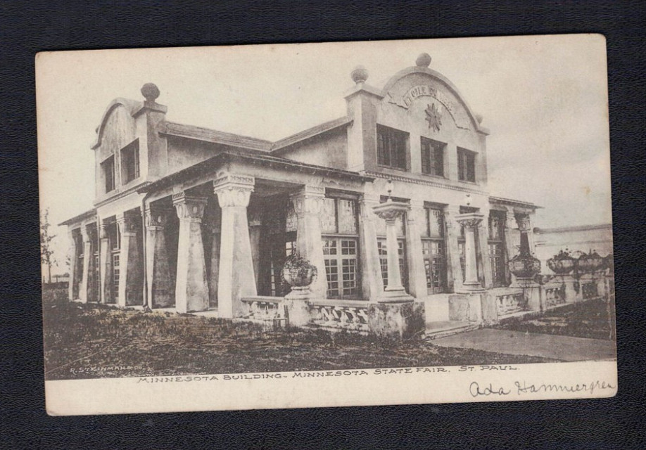 St Paul MN Minnesota State Fair Minnesota Building Old Vintage DB Postcard