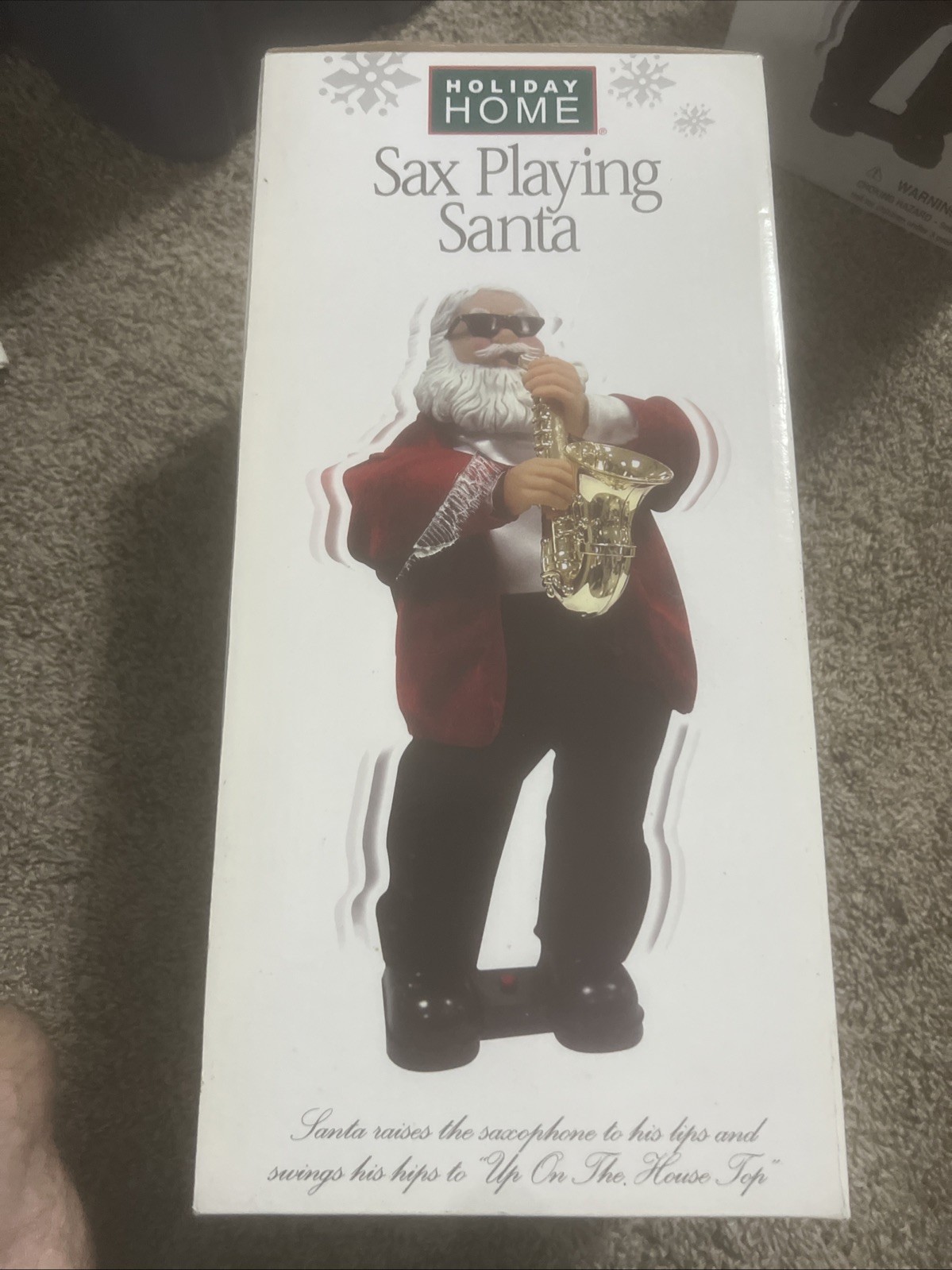 Holiday Home Sax Playing Santa