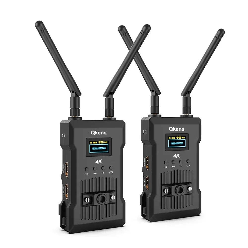 200m 4K HDMI Wireless Extender Video Transmitter and Receiver Support Battery Vi