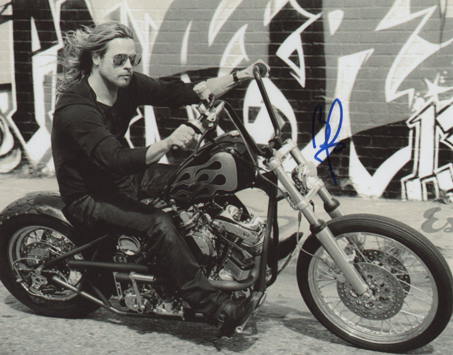 Brad Pitt- Signed Photograph