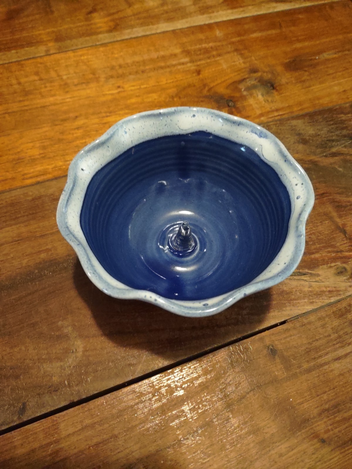 Vintage Pottery Apple Baker Trinket Dish Hand Made Signed 