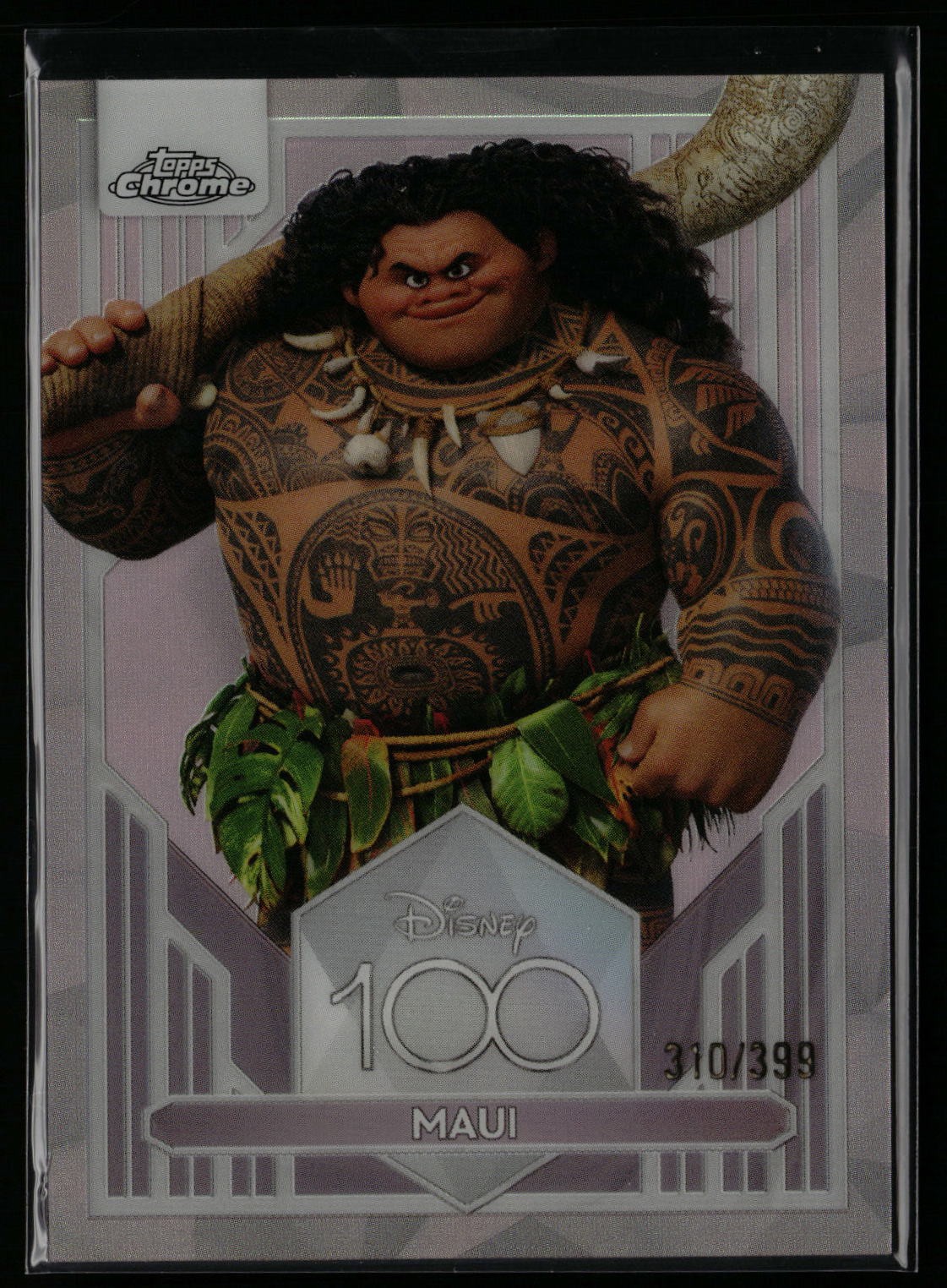 2023 Topps Chrome Disney 100 #26 Maui Pink Refractors