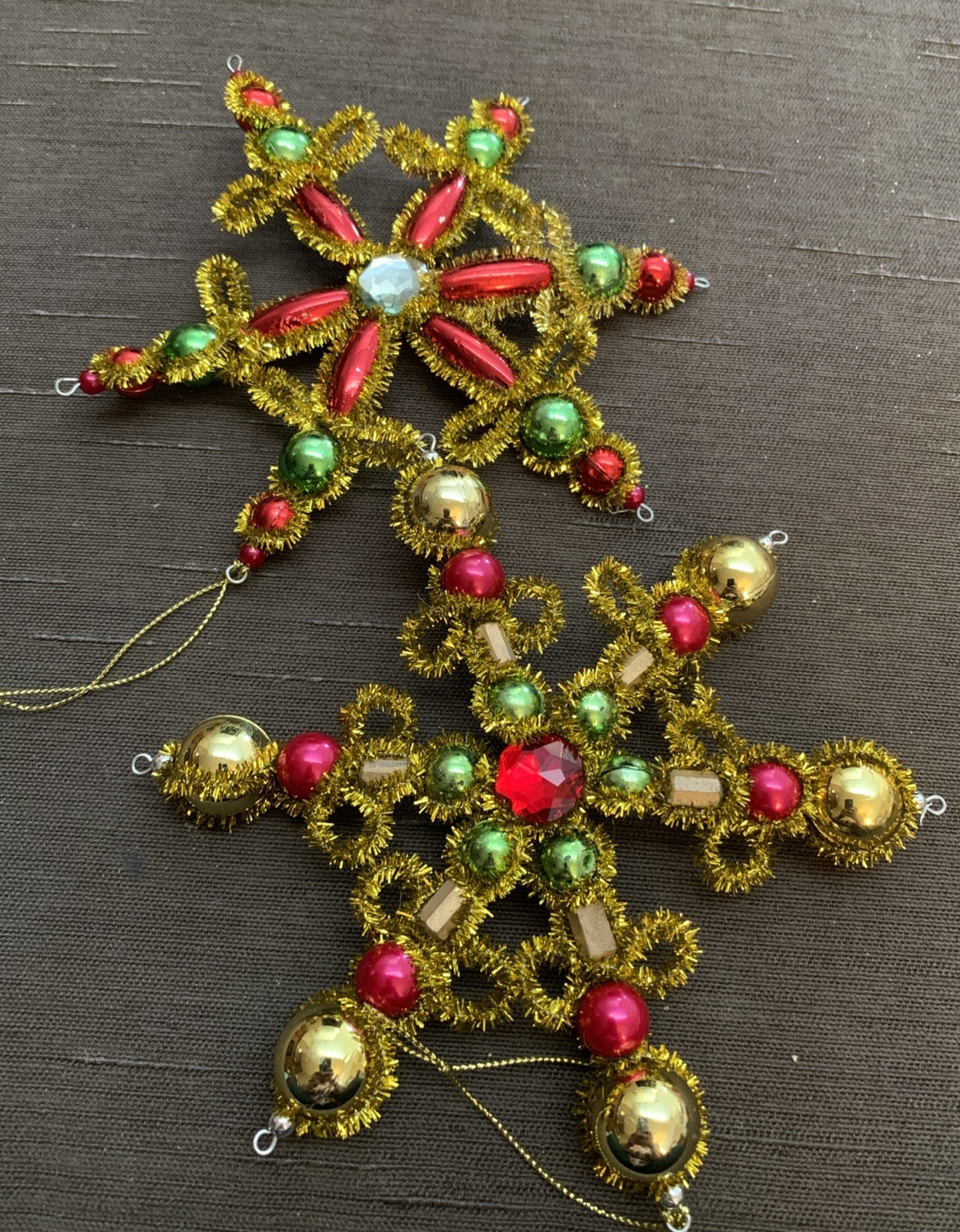 Two Vintage Christmas Ornaments Lot Two Vintage Christmas Ornaments Lot