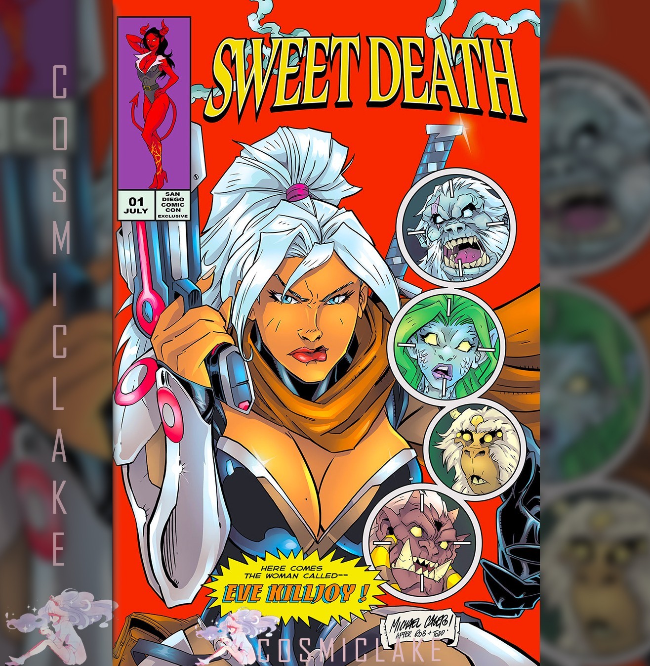 Sweet Death #1 SDCC New Mutants 87 Calero Variant Ltd 200 Presale 8/7 ☆