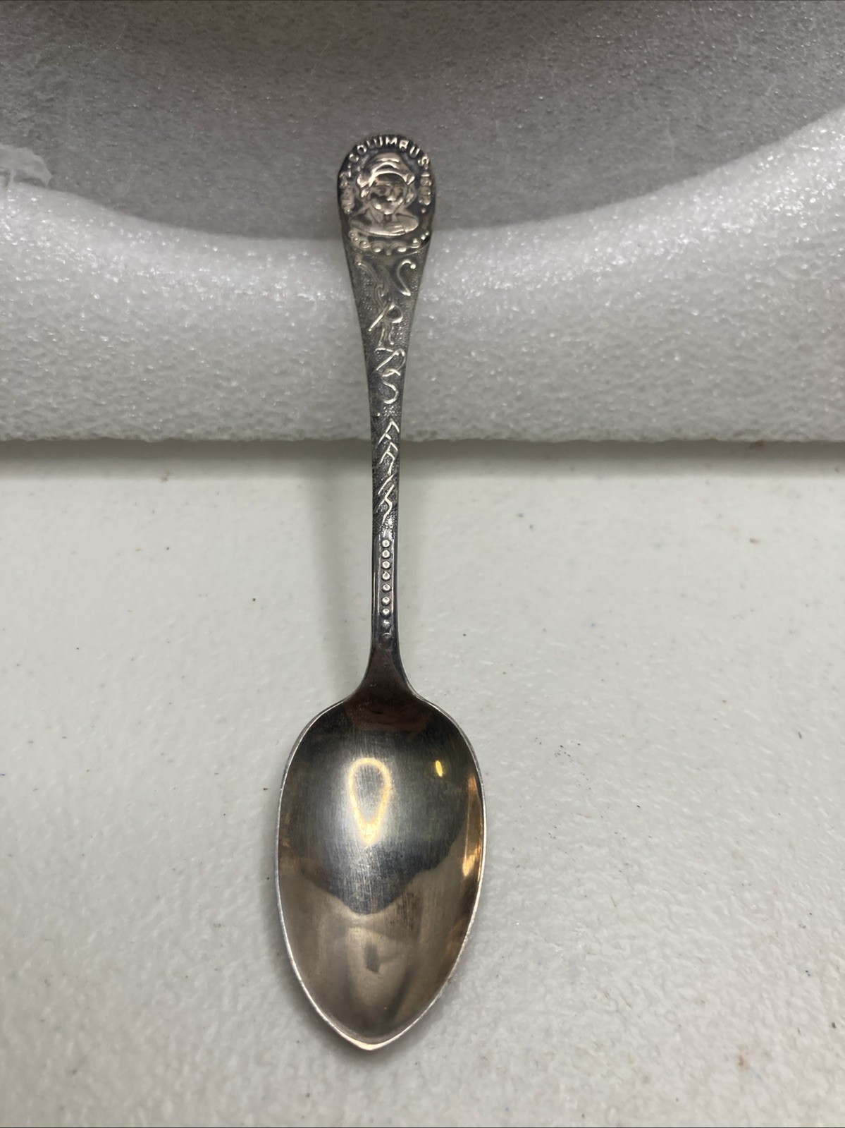 Vintage 1892 Chicago\'s WORLD\'S FAIR /Columbus 1492-1892 Collector \'s Spoon. -TD