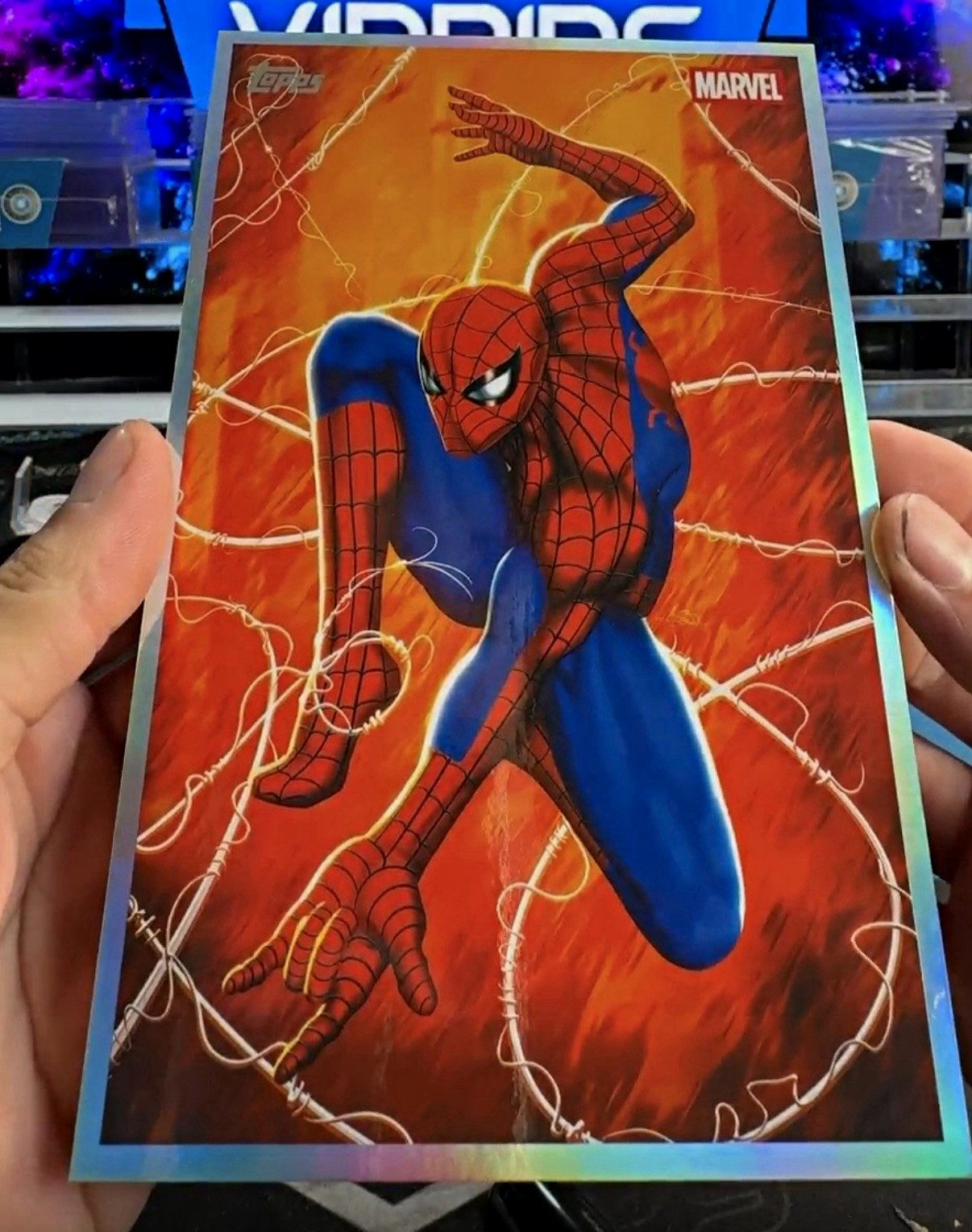 Topps 2026 Marvel Vault Vault Originals Spider-Man Original Art VO-17 Ariel Diaz