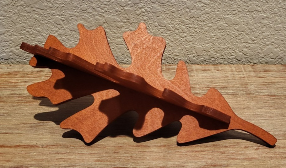 Longaberger Woodcrafts 3D Spice Oak Leaf Fall