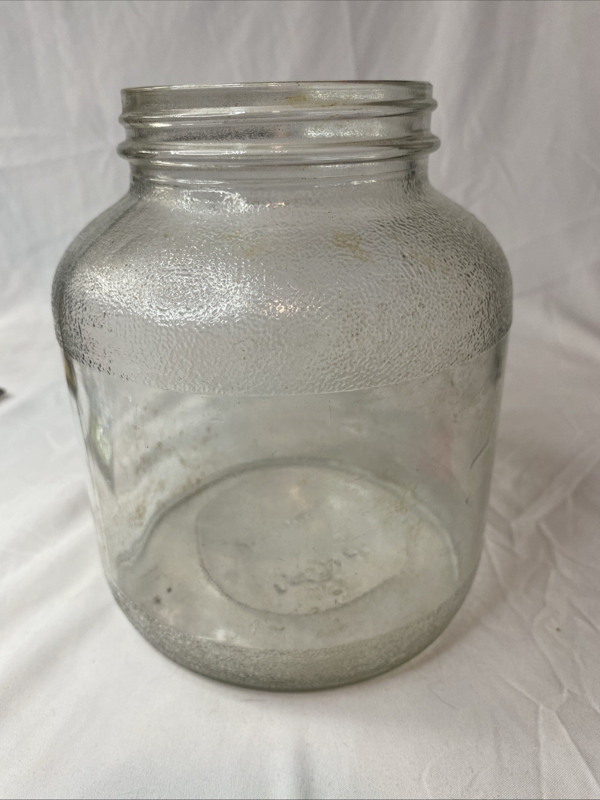 Vintage Duraglass Textured Glass Jar