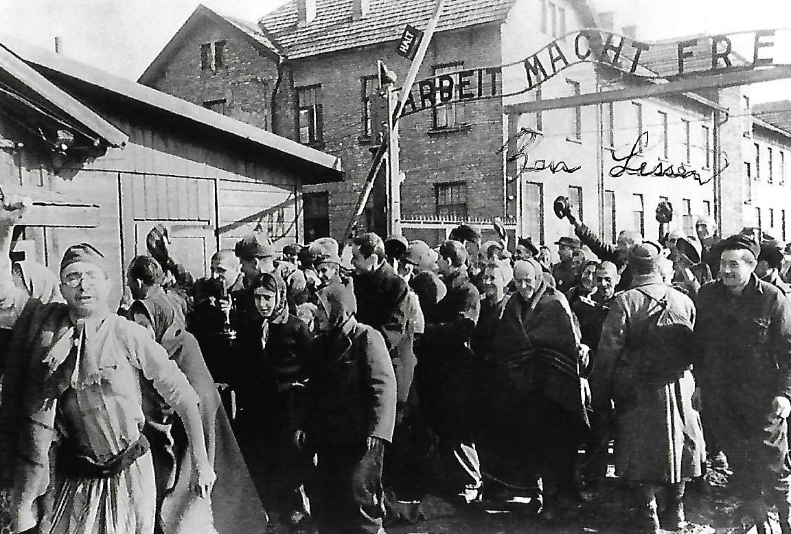 Ben Lesser autographed 4x6 photo Holocaust survivor WW II Rare COA LOOK