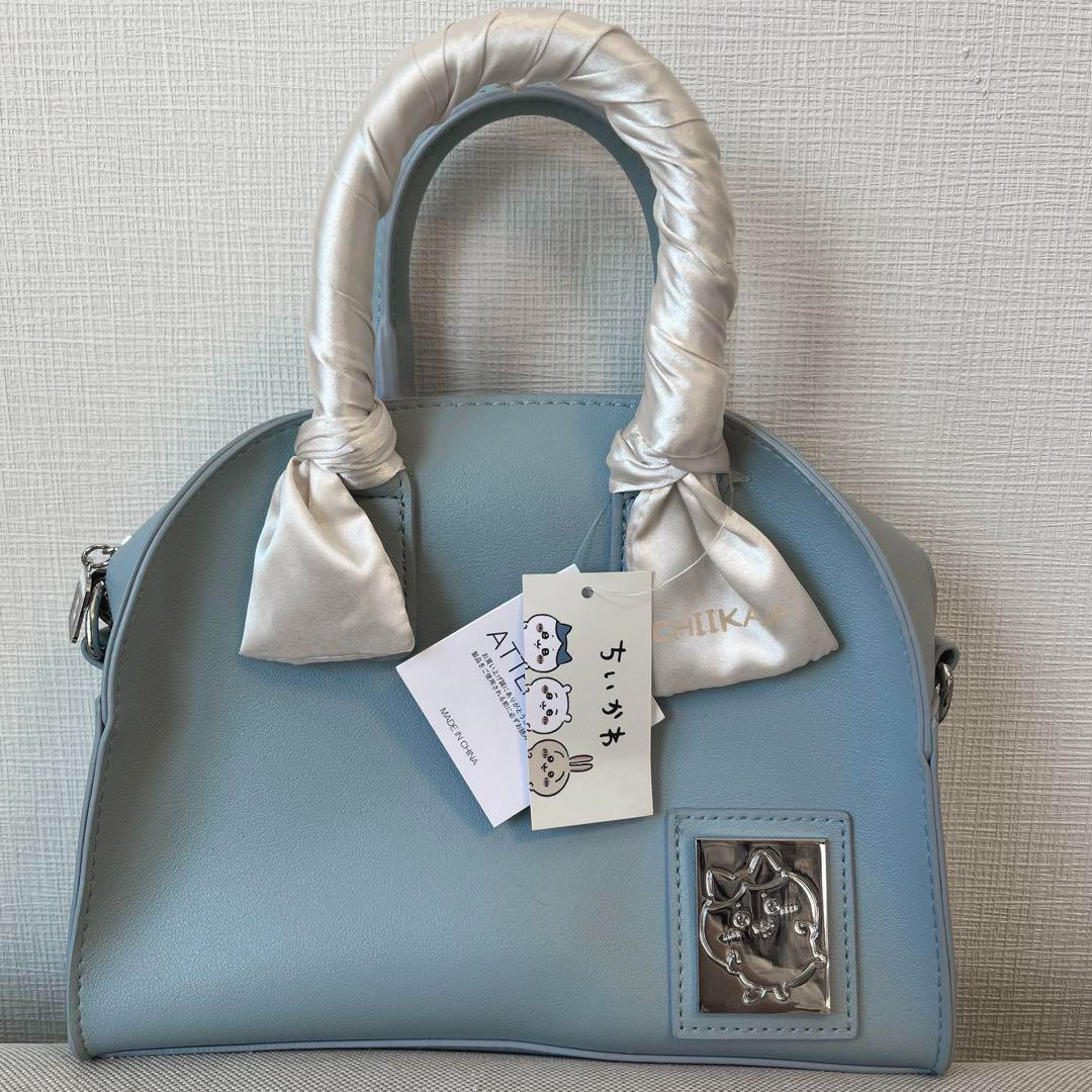 Chiikawa Hachiware Shimamura Boston 2Way shoulder Bag NEW limited japan blue