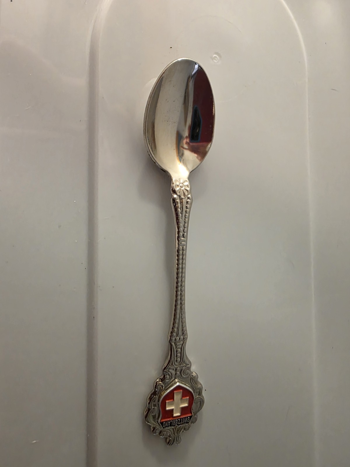Vintage Switzerland Souvenir Spoon Collectible Swiss Decorative Travel Gift