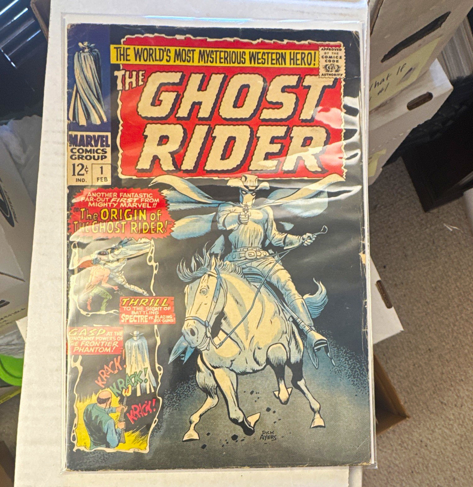 Marvel Comics The Ghost Rider #1 (1967) First Issue Carter Slade