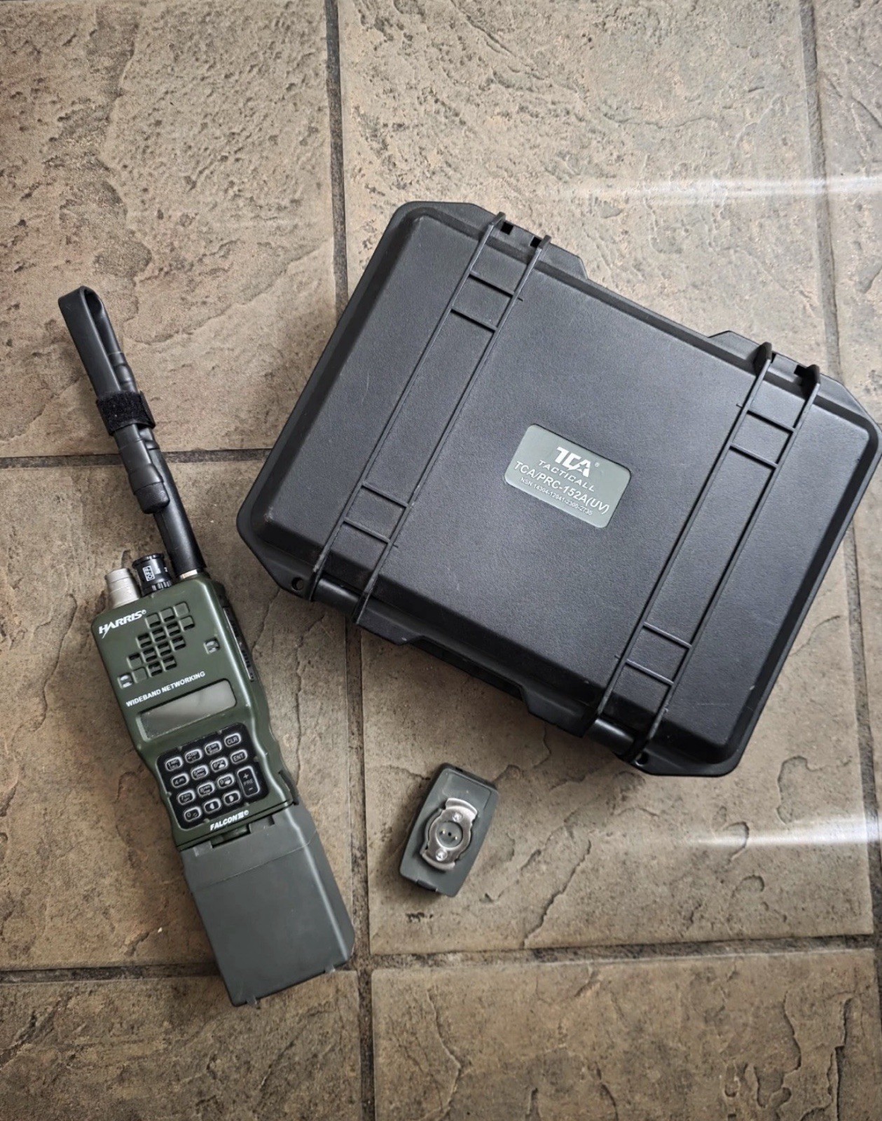 TCA Military Harris Falcon II Radio Receiver Transmitter PRC-152 (+auth. ptt)