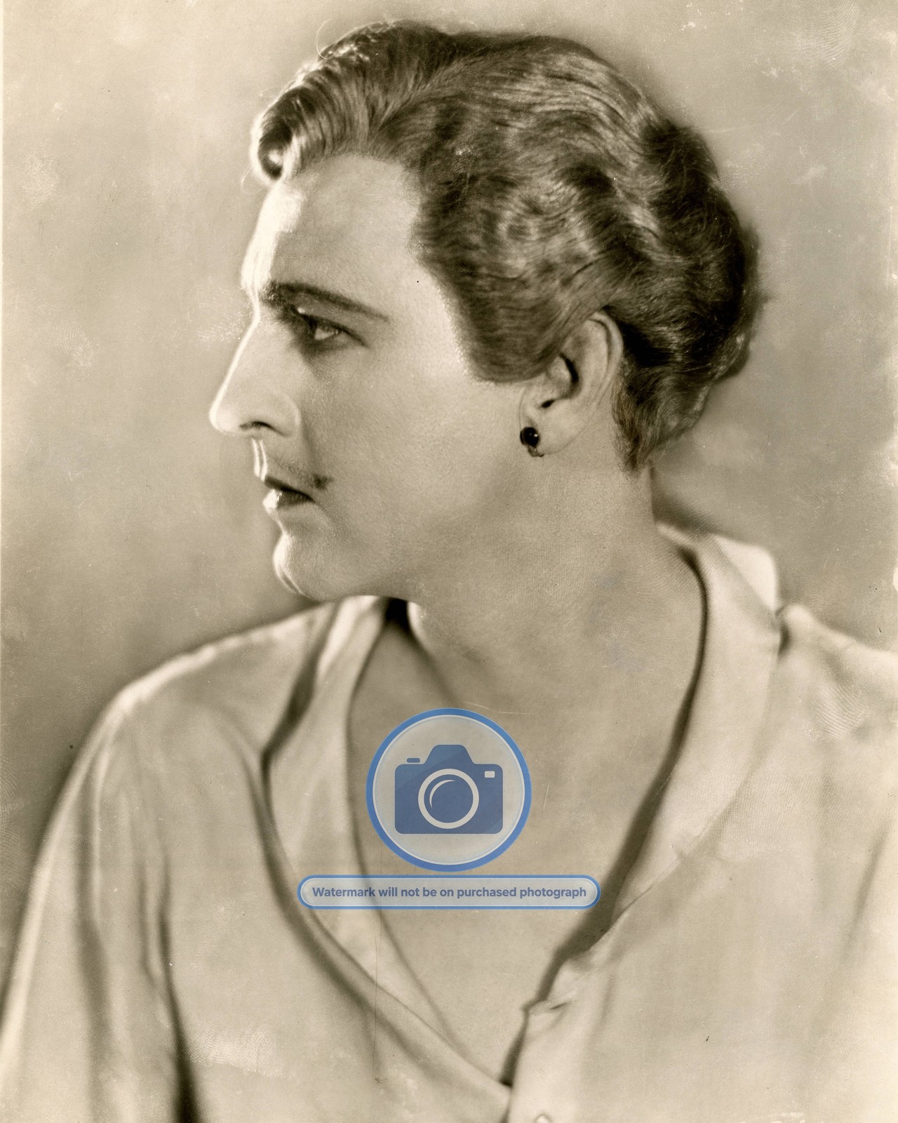 JOHN BARRYMORE PUBLICITY HEADSHOT 1920S 8X10 PHOTO