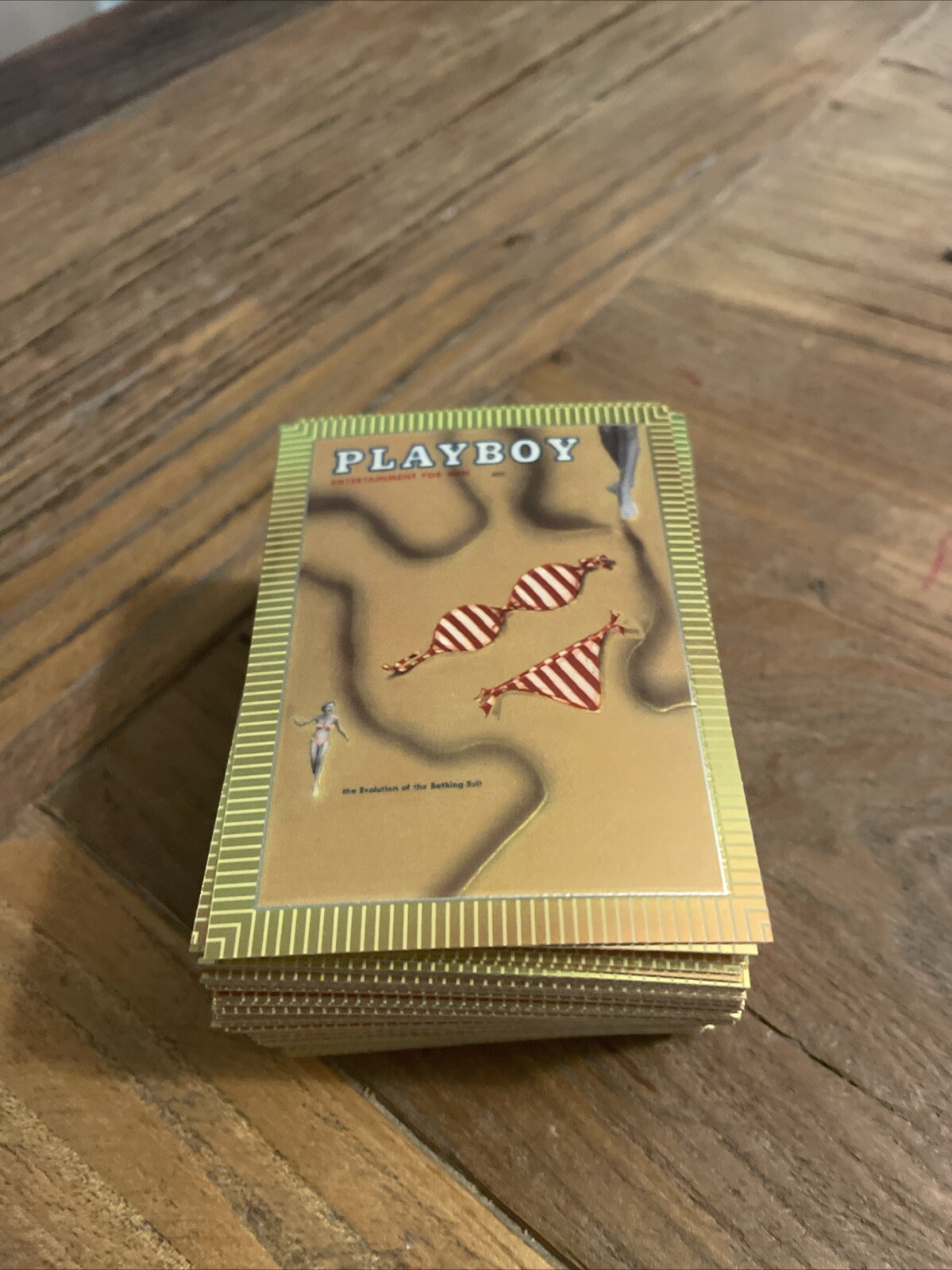 COMPLETE 100-CARD 1997 PLAYBOY CHROMIUM-EDITION 3 COVER CARD SET (#201 to 300)
