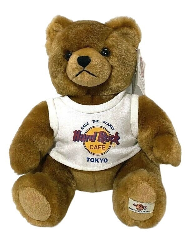 Herrington Teddy Bear Hard Rock Cafe Tokyo Plush 9\