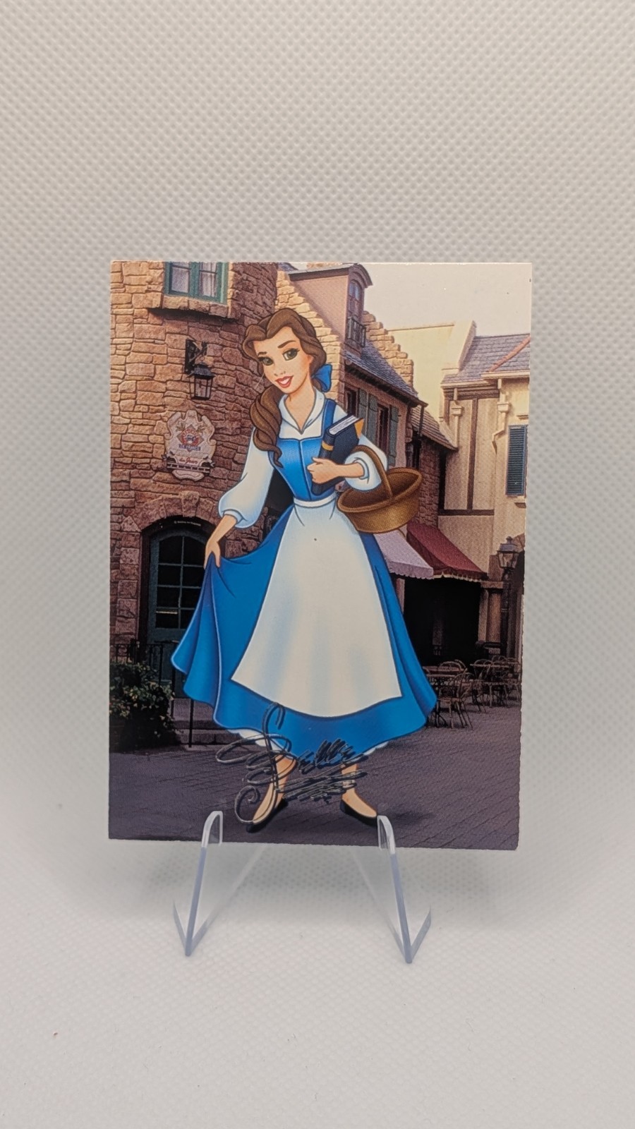 BELLE CARD #9 RAINBOW VARIANT WALT DISNEY WORLD SIGNATURE SERIES WDW 2001