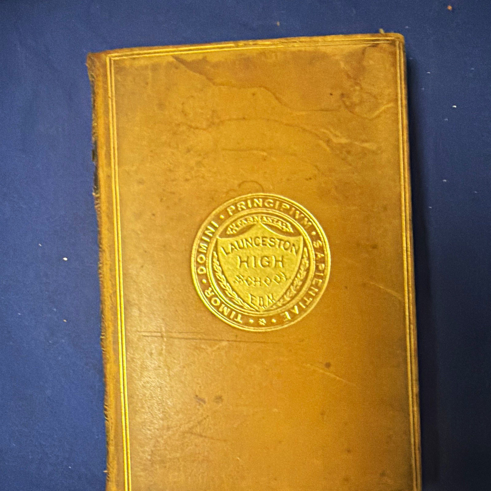 1887 Launceston High School Prize Book British Butterflies by H. Coleman Signed