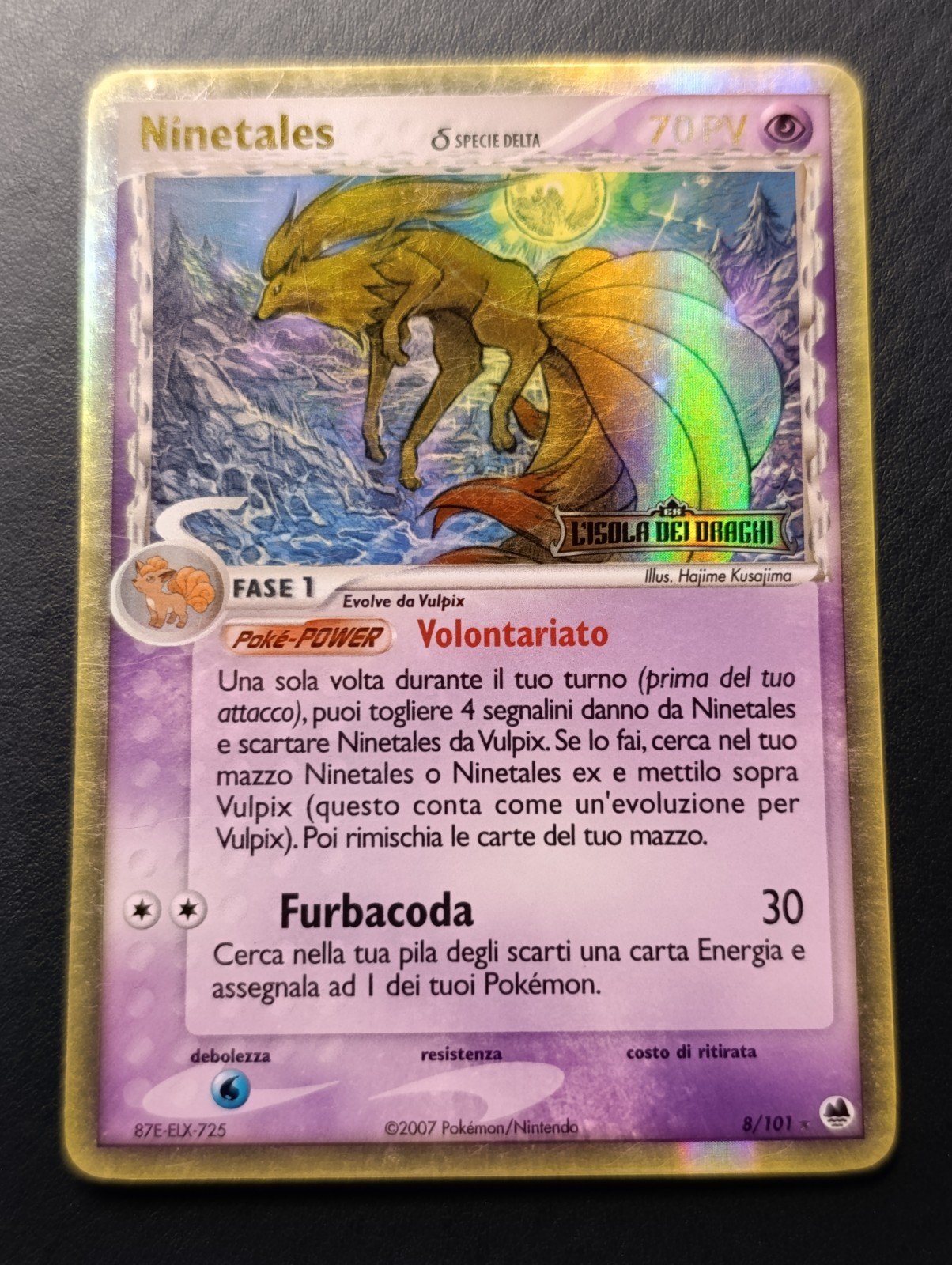 Ninetales δ 8/101 Pokemon EX L\'Isola dei Draghi - Holo - Italian 2007 pokemon