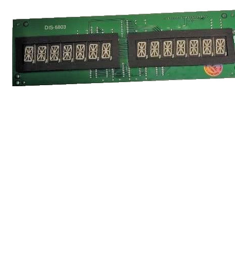 Bally 6803 Pinball Display Orange LED Display (1) 14 digit Display and Bezel