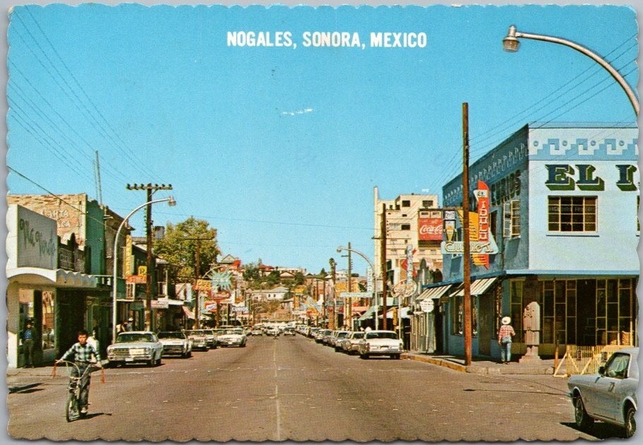 Vintage NOGALES, Sonora MEXICO 4x6 Postcard \