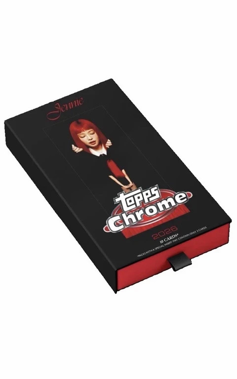 2026 Topps Chrome X Jennie Hobby Box Factory Sealed Unopened In Hand