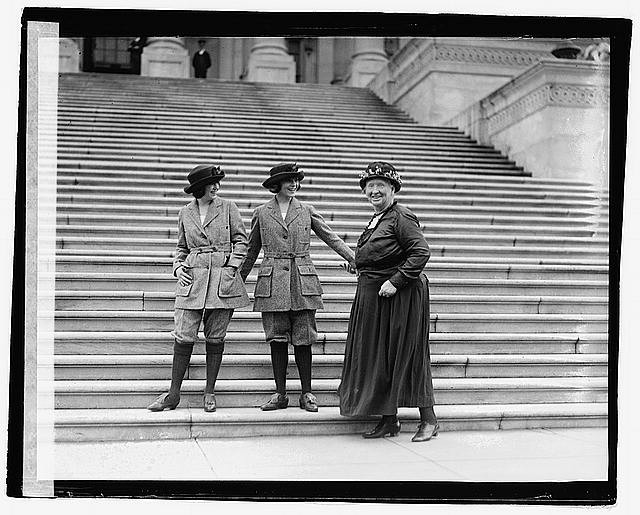 Alice Robertson Girls in Knickers 1921 U.S. Representative Oklahoma Capitol