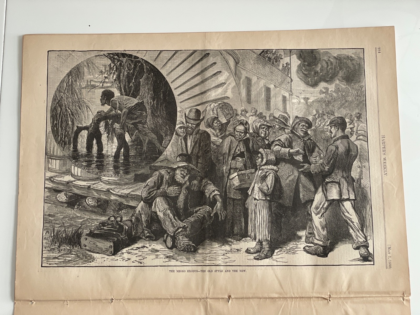 HARPER'S WEEKLY Saturday May 1, 1880 The Negro Exodus Civil War Civil Rights HARPER'S WEEKLY Saturday May 1, 1880 The Negro Exodus Civil War Civil Rights