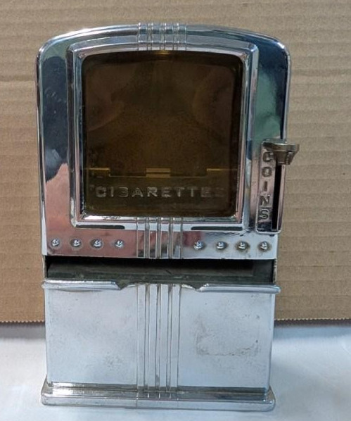 Rare 1940\'s Lester Ware Cigarette Vending Machine 6 1/4\