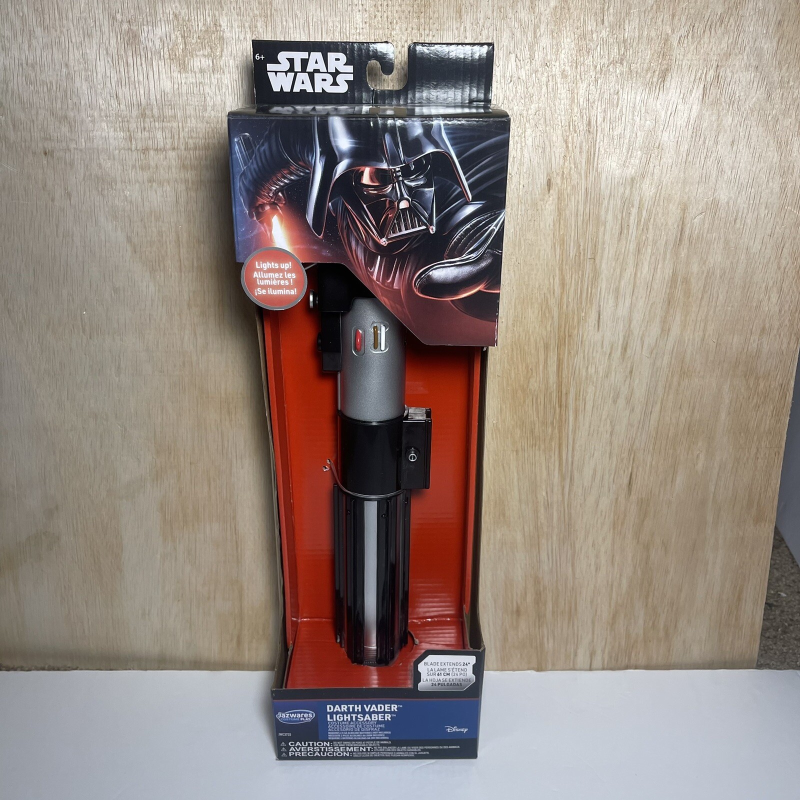 NIB New Sealed Kids Star Wars Darth Vader Red Lightsaber Costume Accessory NIB