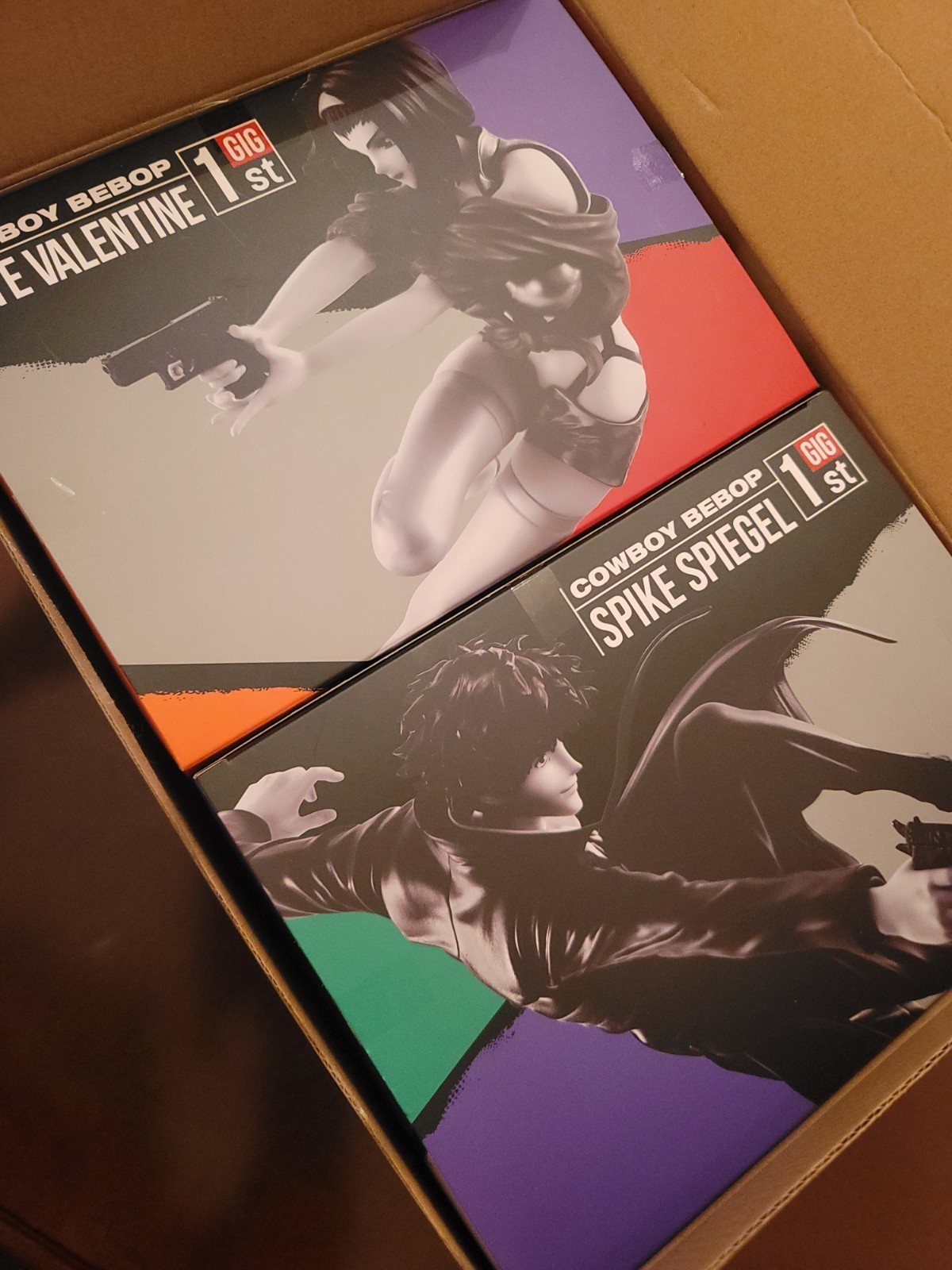 MegaHouse Cowboy Bebop 1st GIG Spike Spiegel & Faye Valentine Figure Set