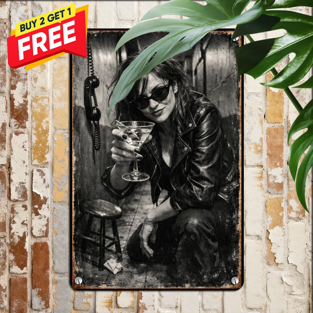 Aesthetic Men Bedroom Metal Sign Retro Room Decor Tin Plaque