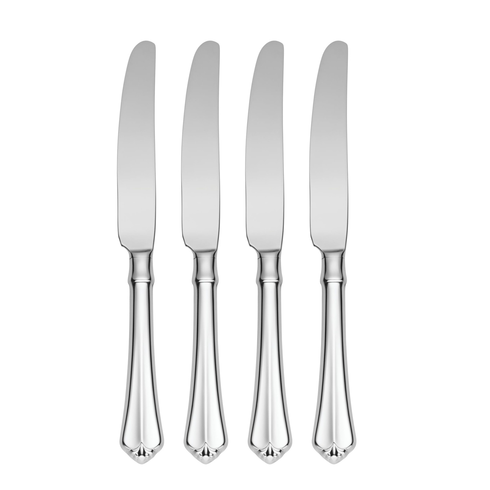 Oneida Juilliard Fine Flatware Dinner Knives, 0.65 LB, Metallic