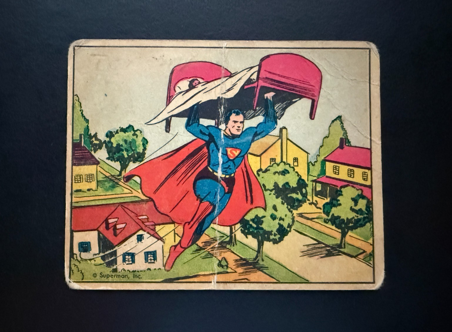 1940 Gum Inc. Superman #19 Wings of Mercy 1940 Gum Inc. Superman #19 Wings of Mercy