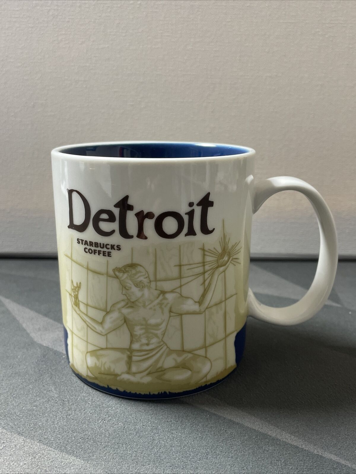 Starbucks Mug Collector Series 2009 Detroit Motor City Cup Global Icon Coffee