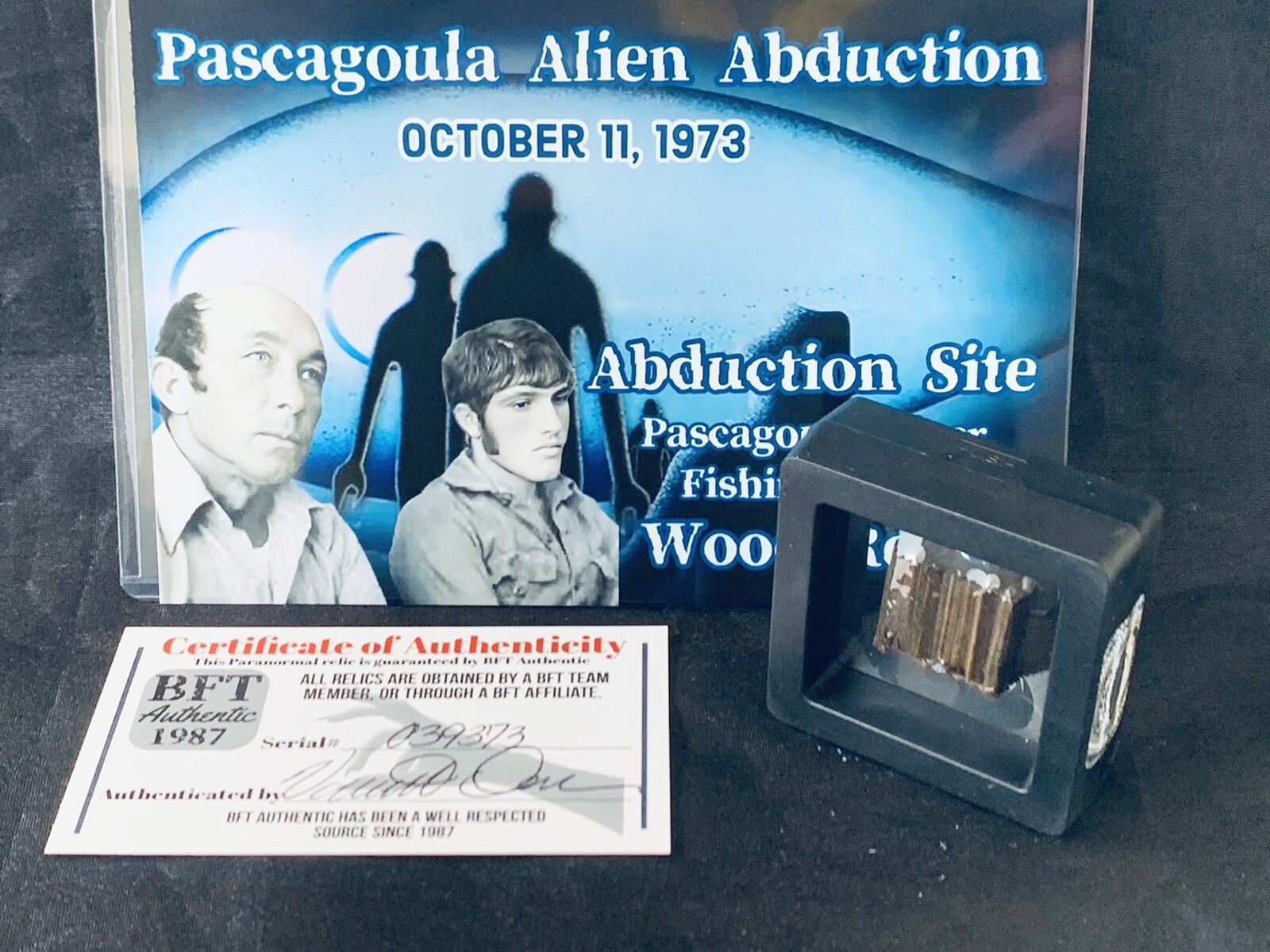Pascagoula Alien Abduction Location Artifact 1973 Charles & Calvin ufo